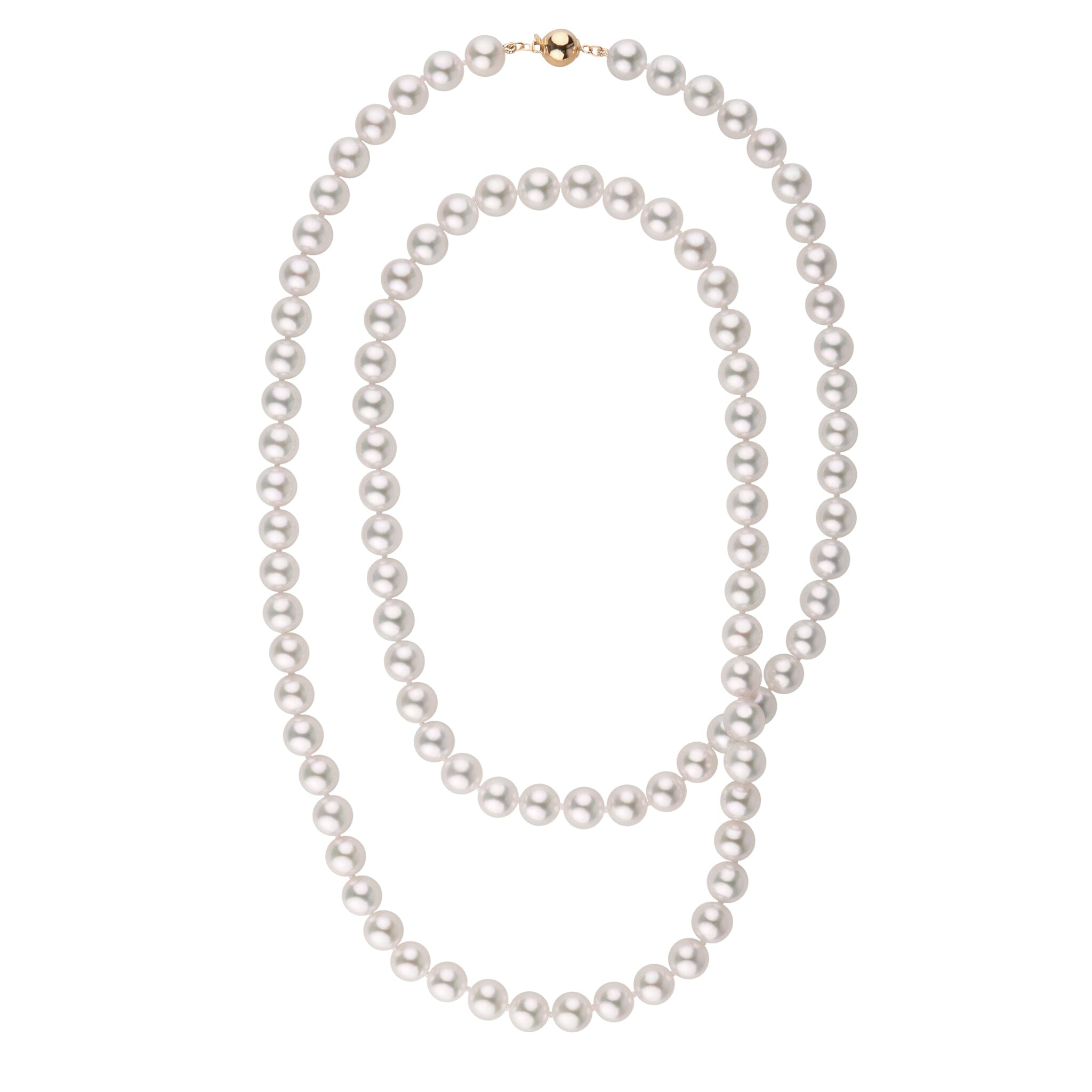 8.5-9.0 mm 35 Inch AAA Akoya Pearl Necklace