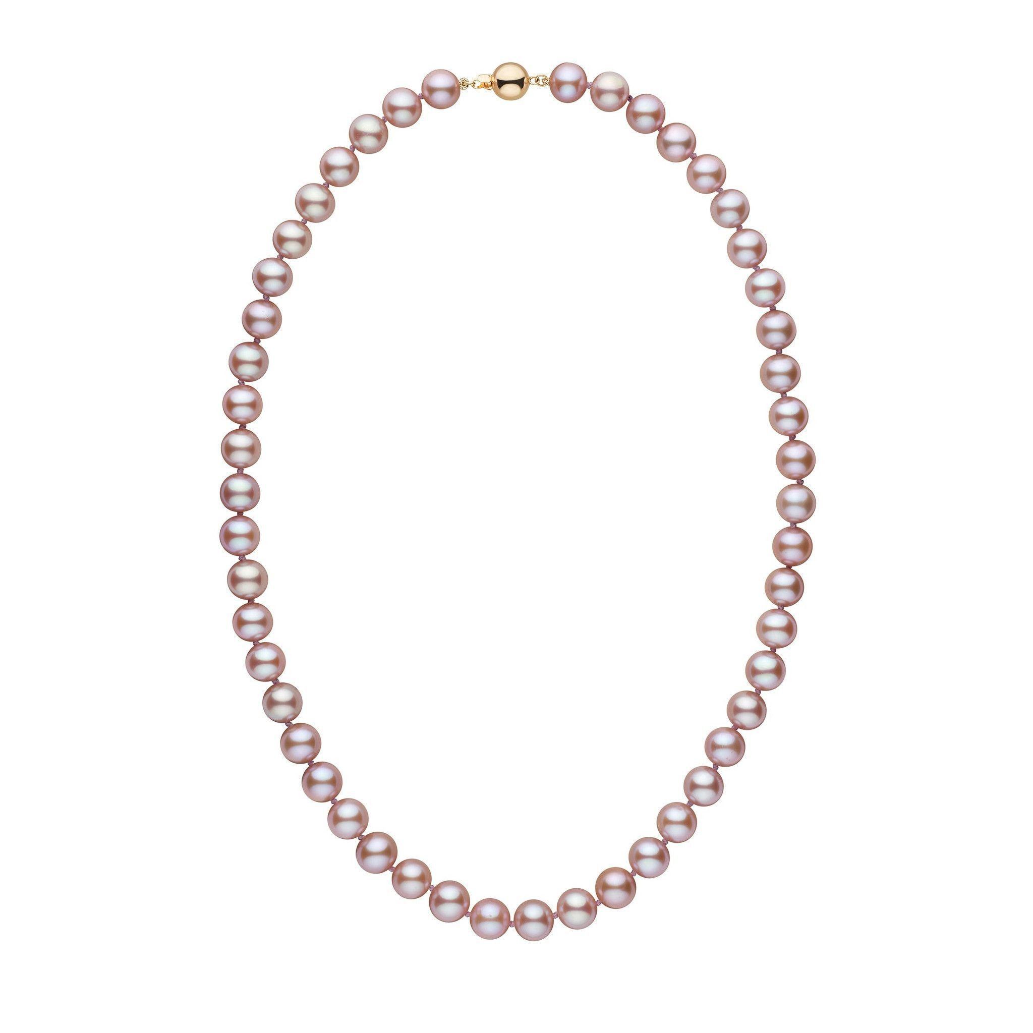 8.5-9.0 mm AA+ Lavender Freshwater Pearl Necklace yg