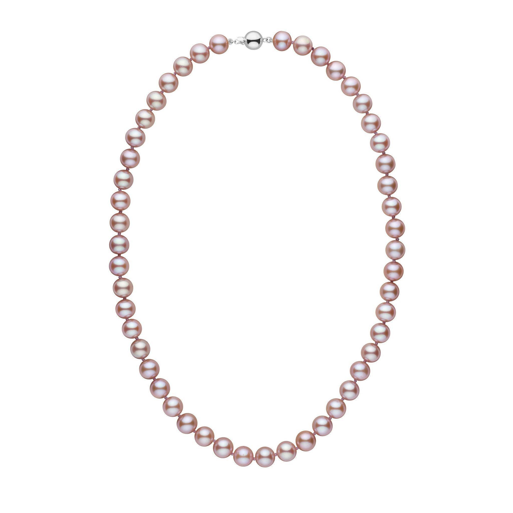 8.5-9.0 mm AA+ Lavender Freshwater Pearl Necklace wg