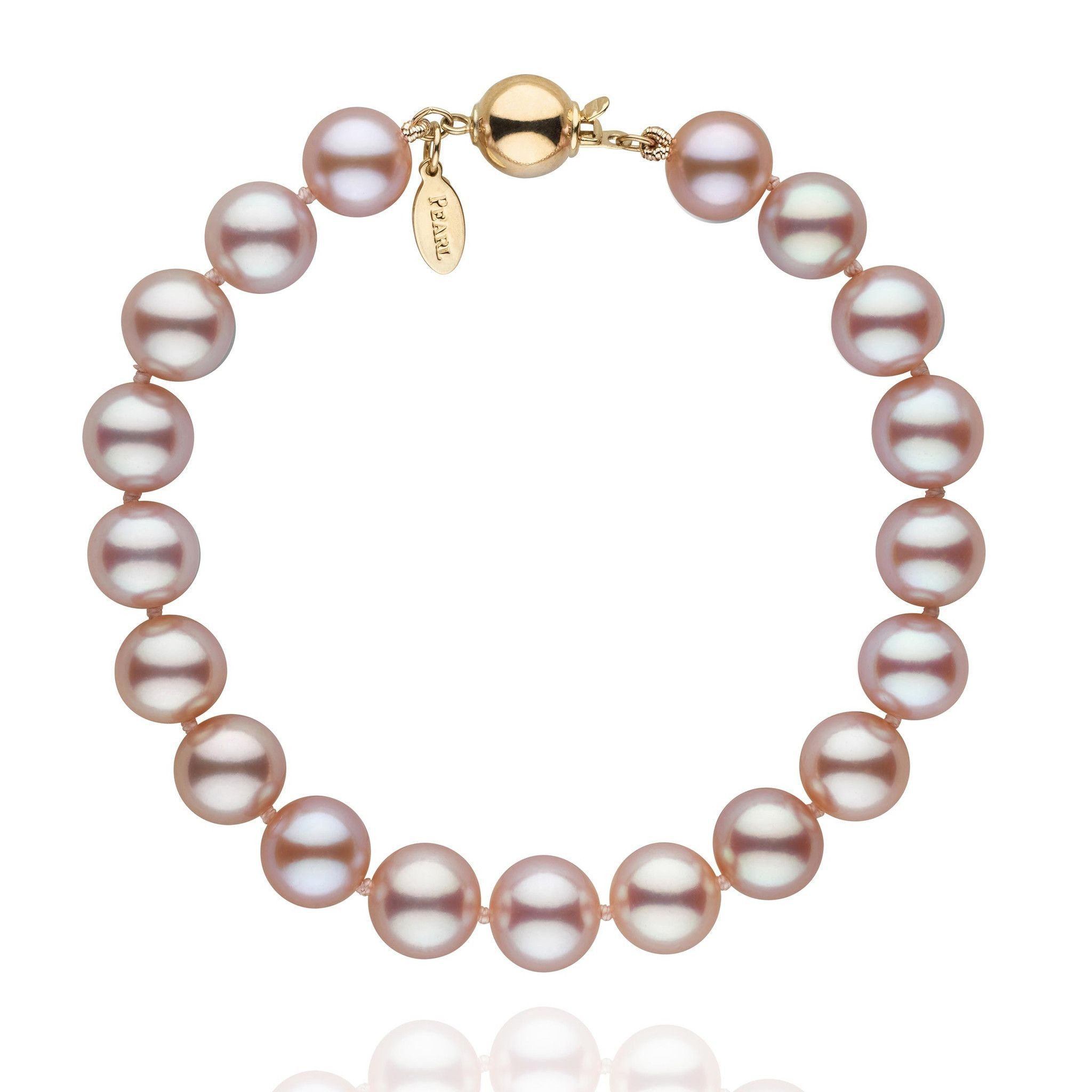 8.5-9.0 mm Lavender Freshadama Pearl Bracelet