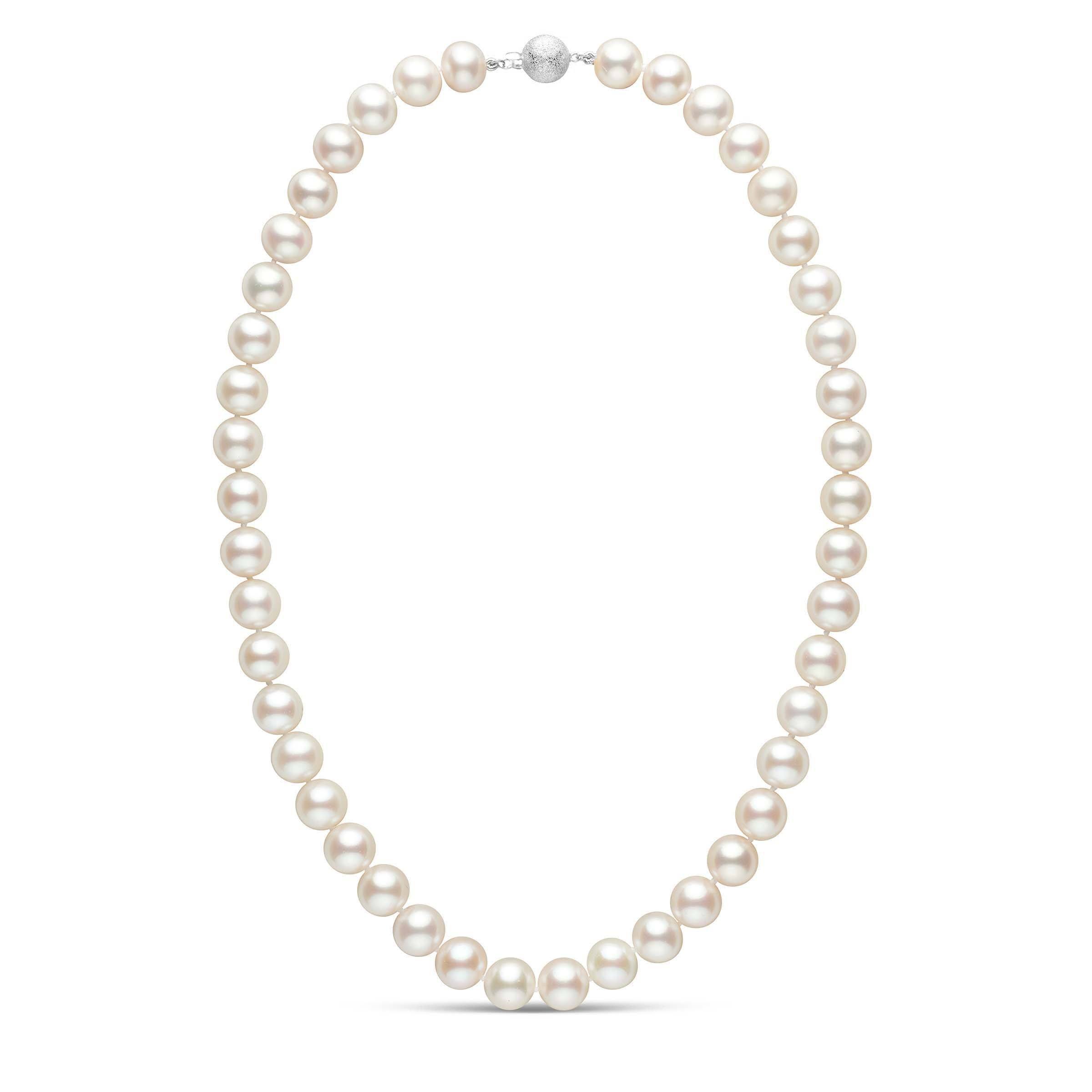 9.5-10.5 mm AAA White Freshwater Pearl Necklace