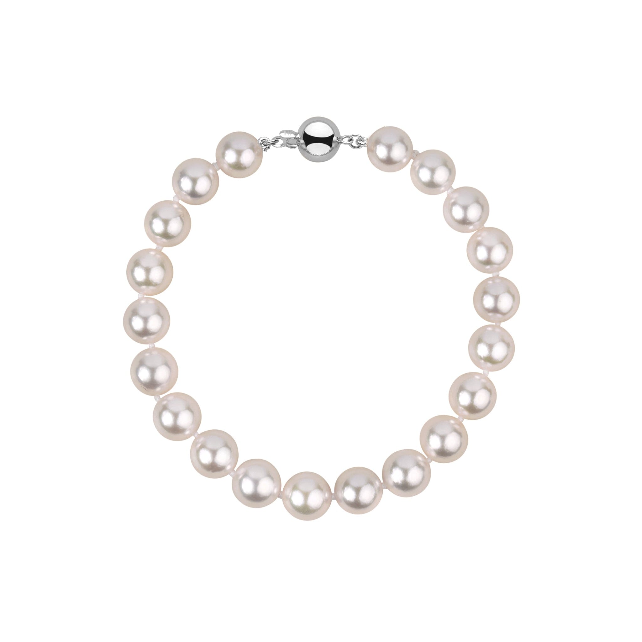 8.0-8.5 mm White Akoya AAA Pearl Bracelet