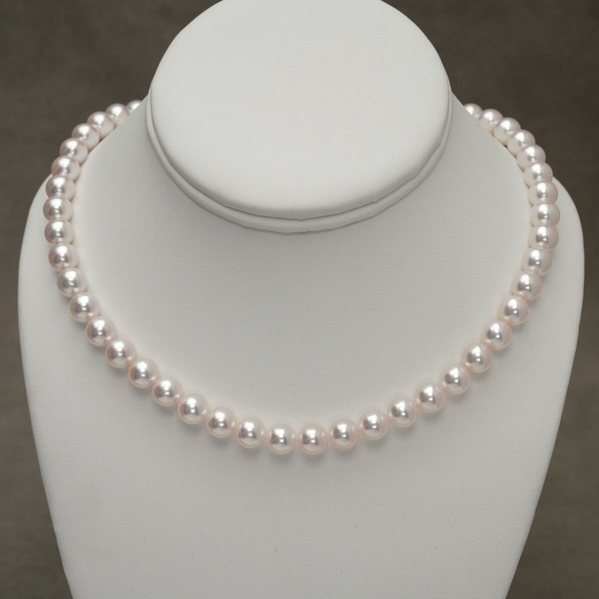 8.03-8.50 mm GIA Certified Hanadama Akoya Pearl Necklace