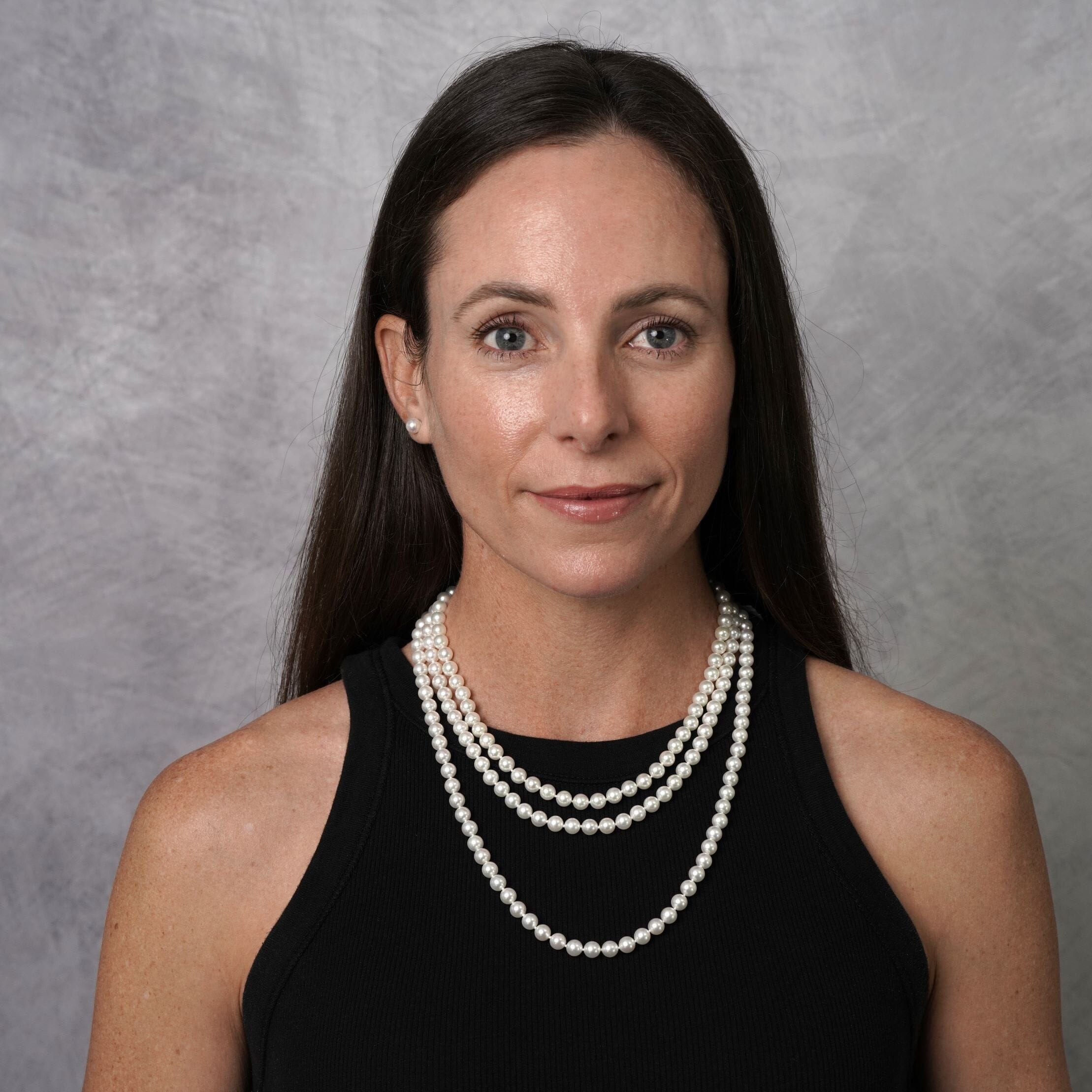 6.5-7.0 mm AA+ White Akoya Pearl Necklace