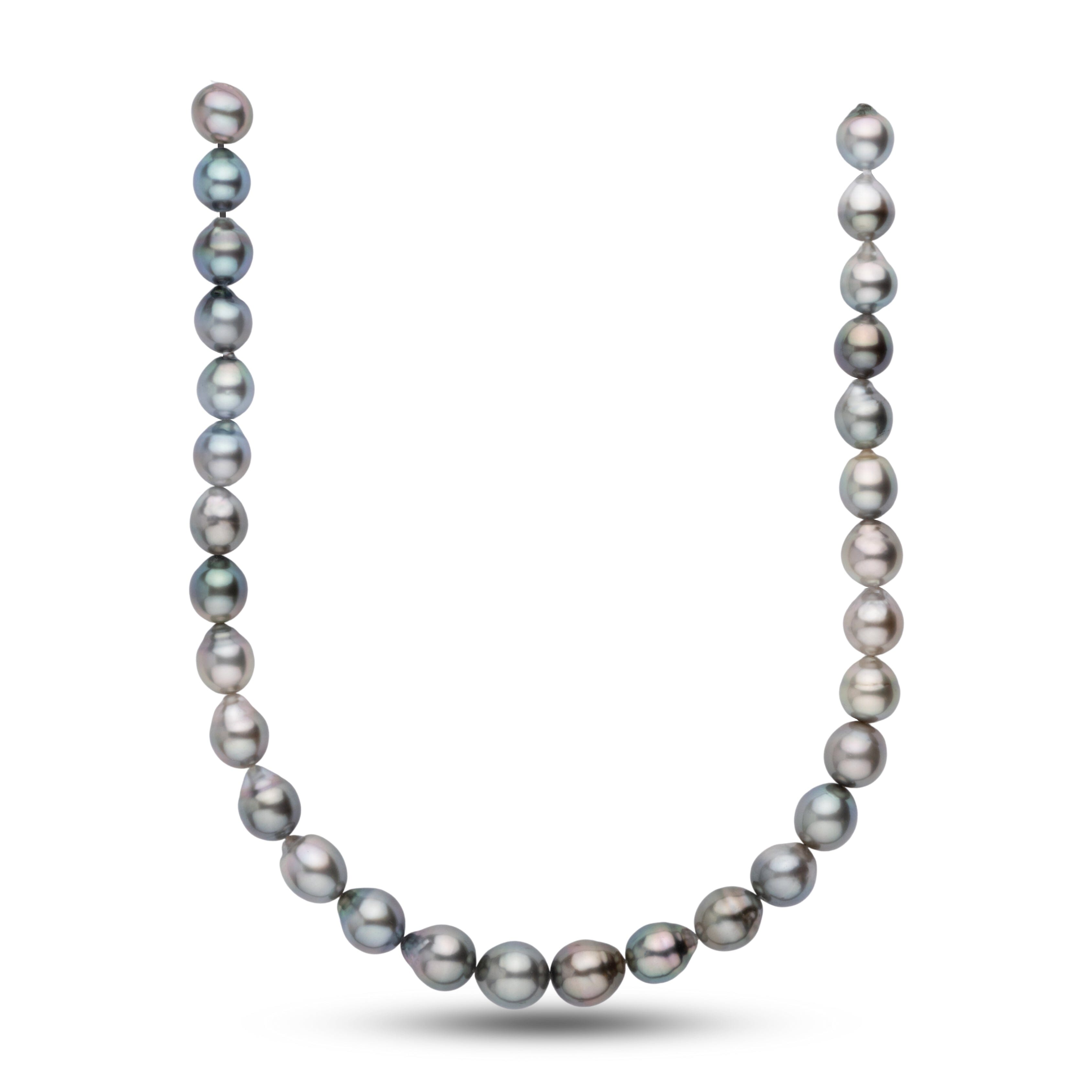 11.1-12.9 mm AAA Baroque Tahitian Pearl Necklace