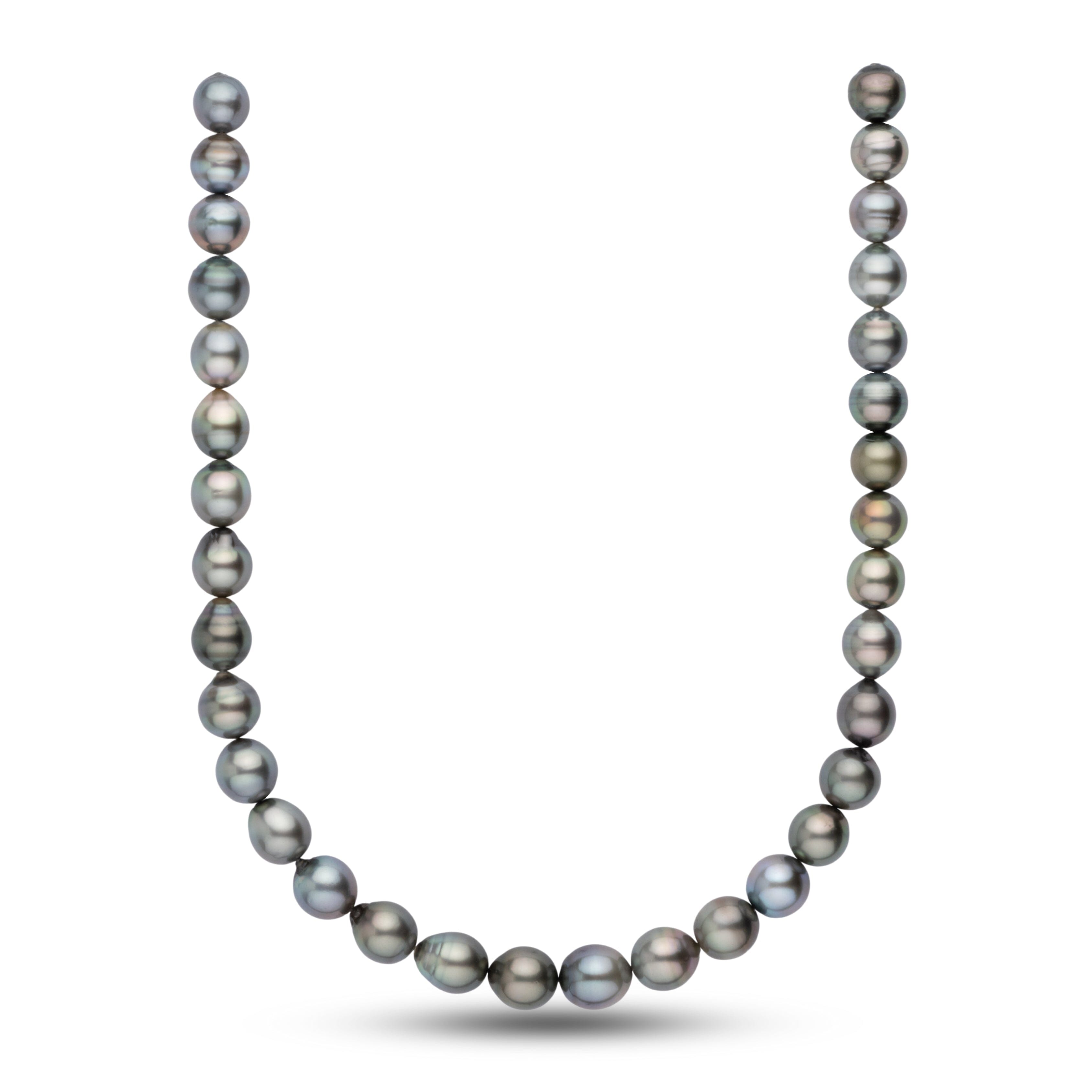 10.9-12.3 mm AA+/AAA Tahitian Drop Pearl Necklace