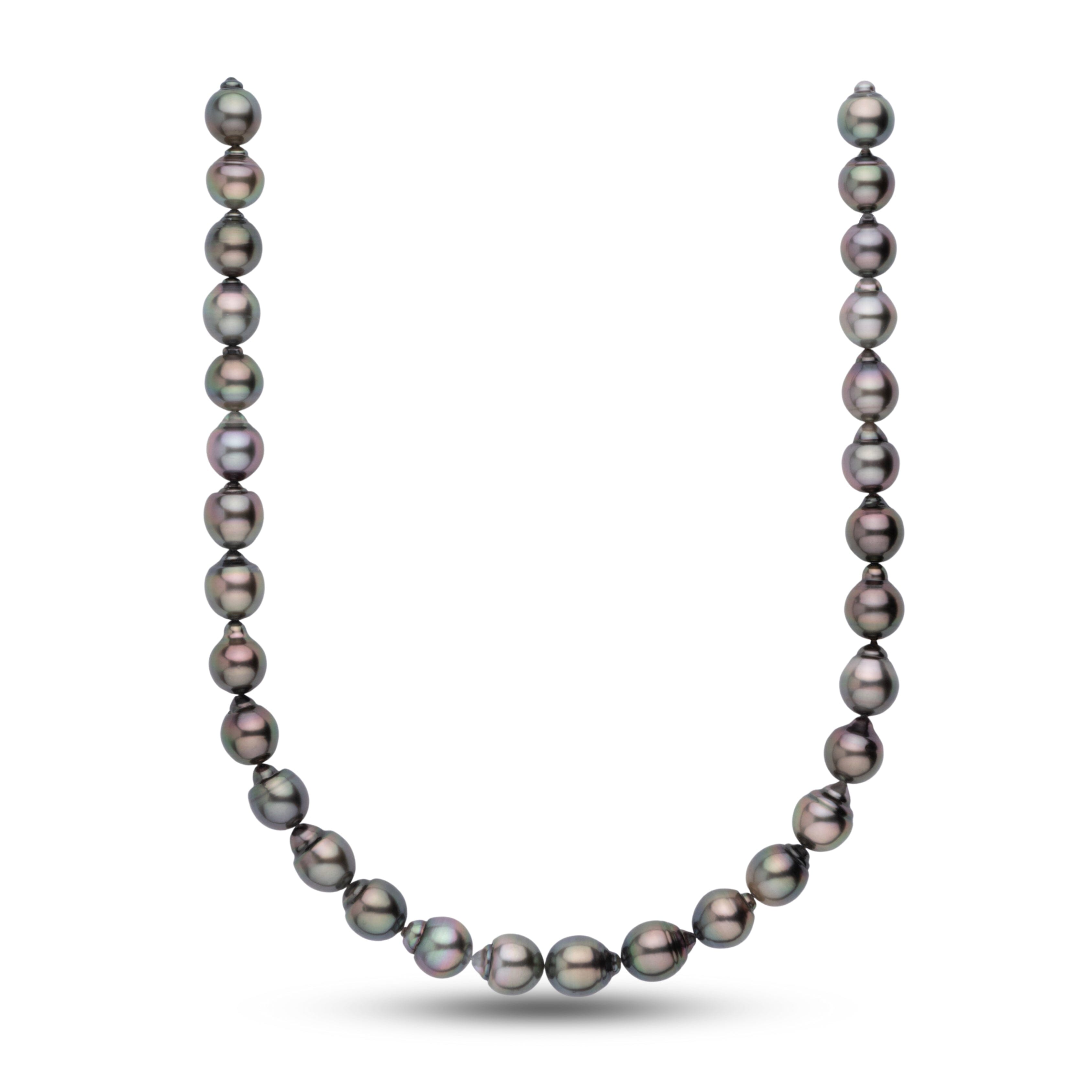 11.1-11.9 mm AAA Tahitian Drop Pearl Necklace