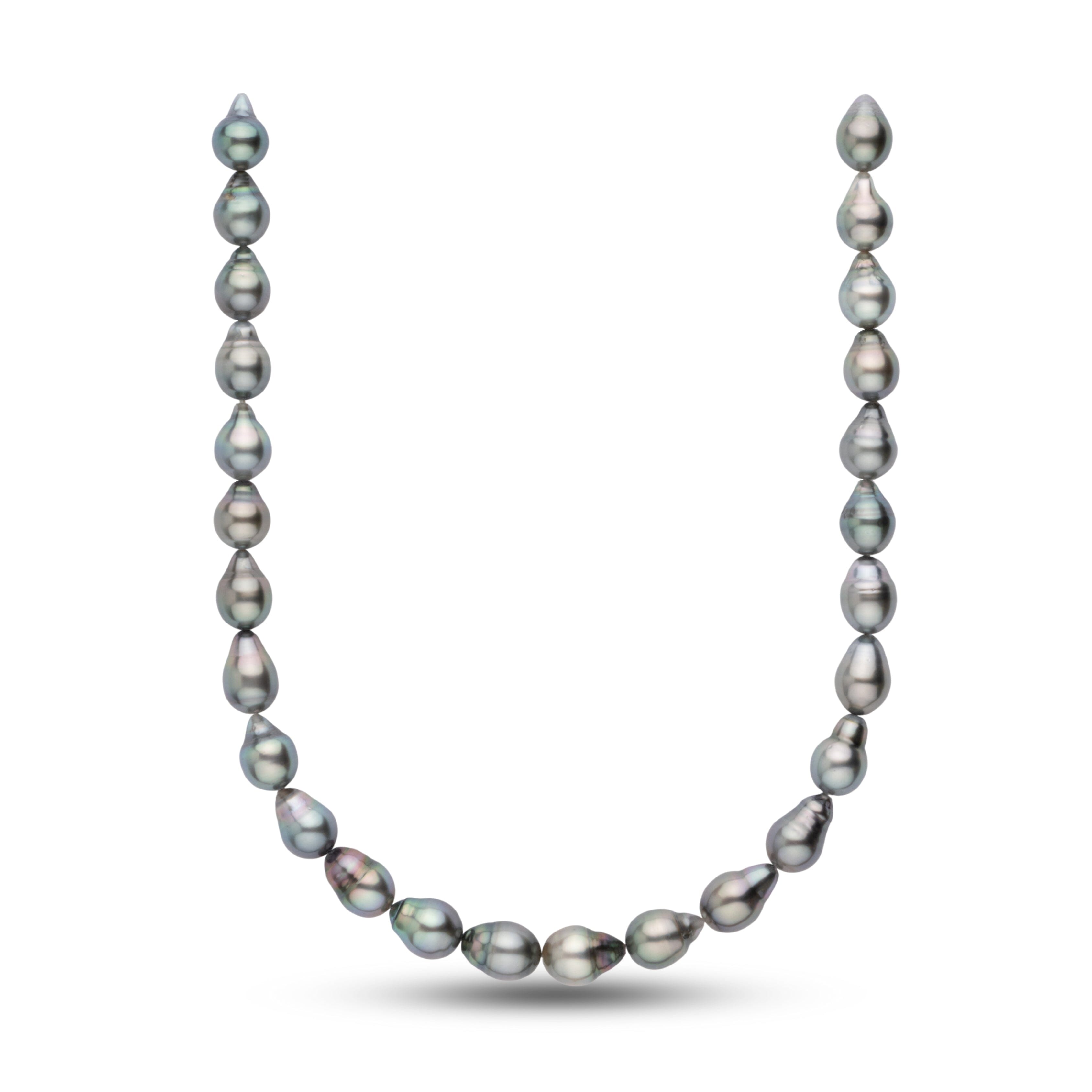 11.1-11.8 mm AAA Tahitian Drop Pearl Necklace