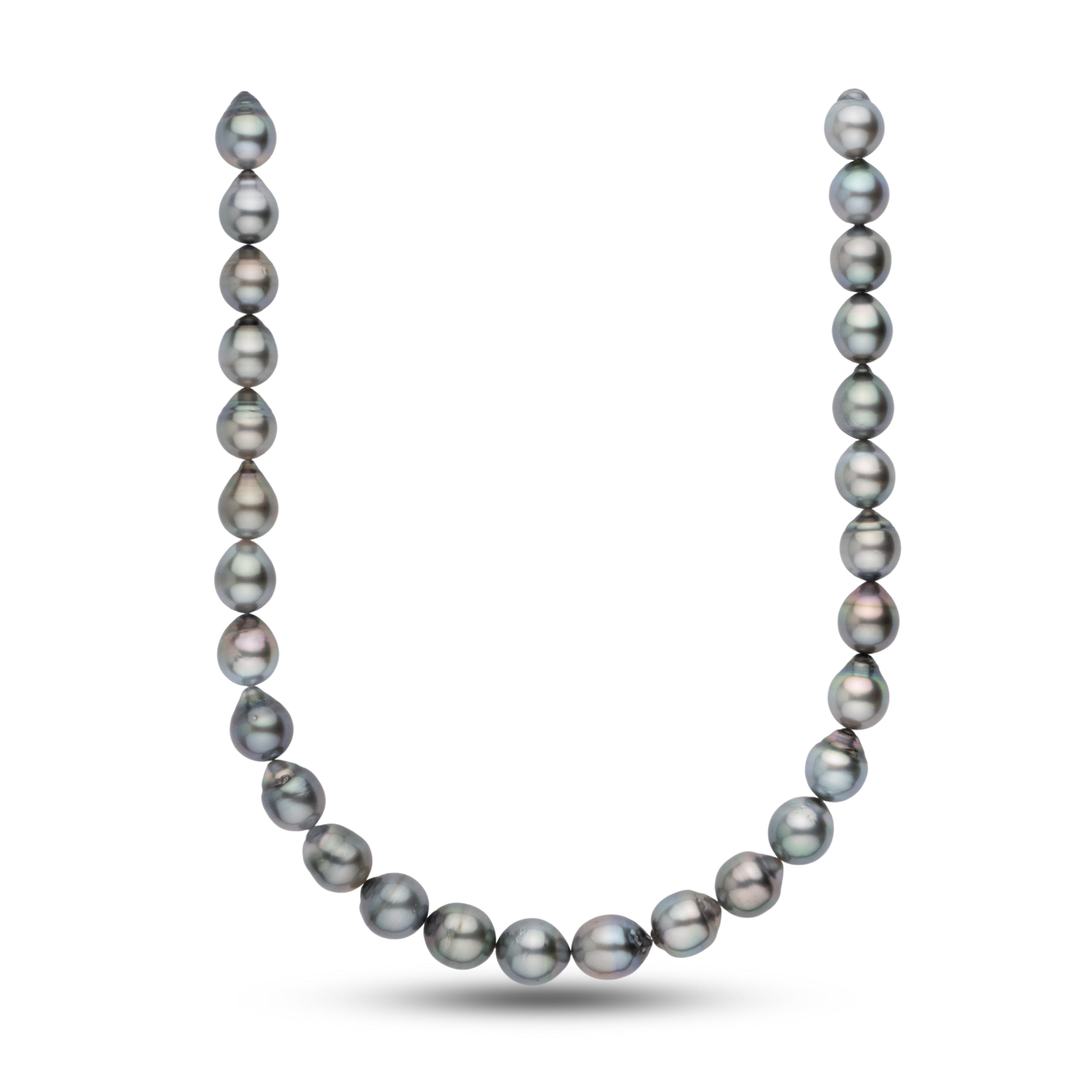 12.2-13.1 mm AA+ Baroque Tahitian Pearl Necklace