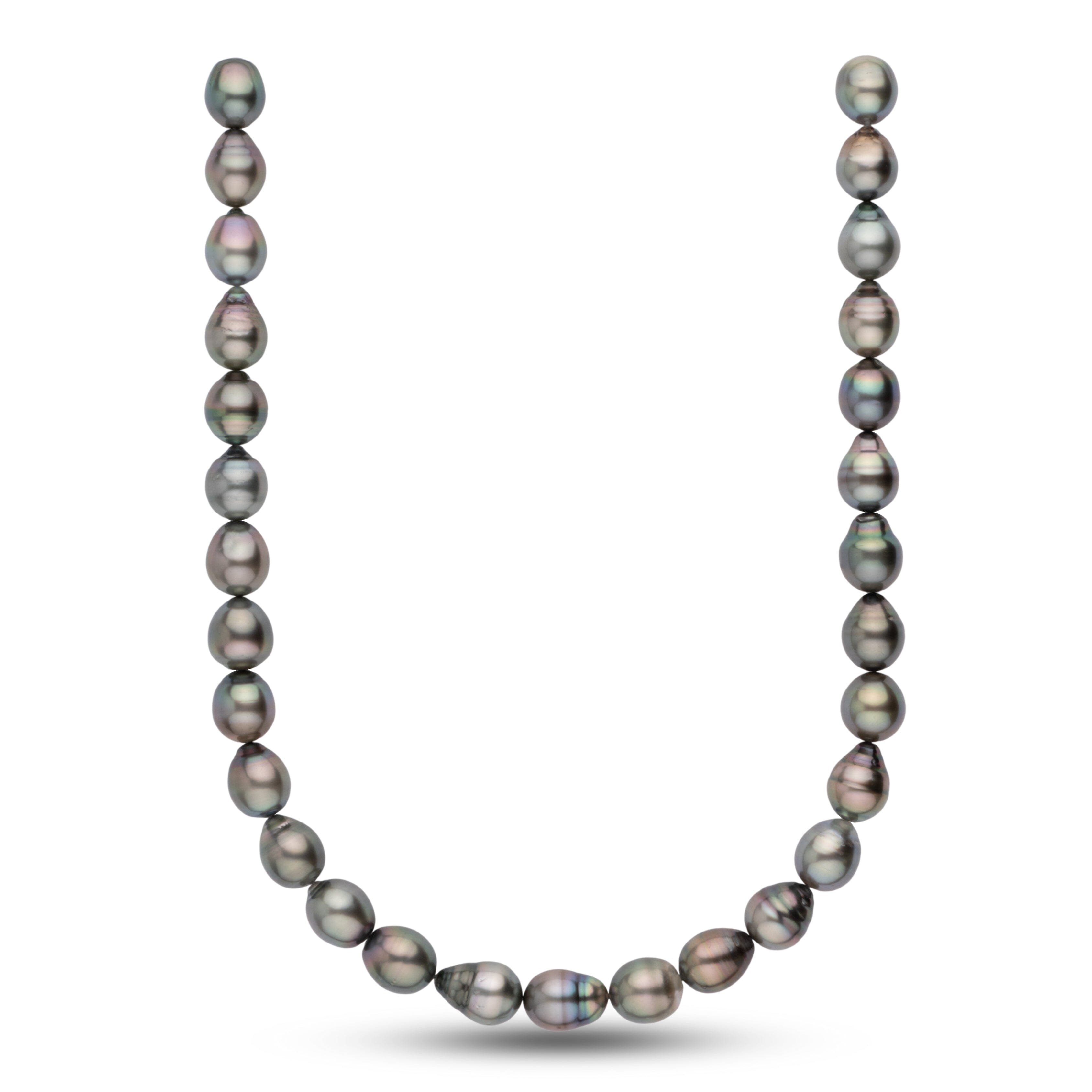 12.0-12.8 mm AA+/AAA Tahitian Drop Pearl Necklace