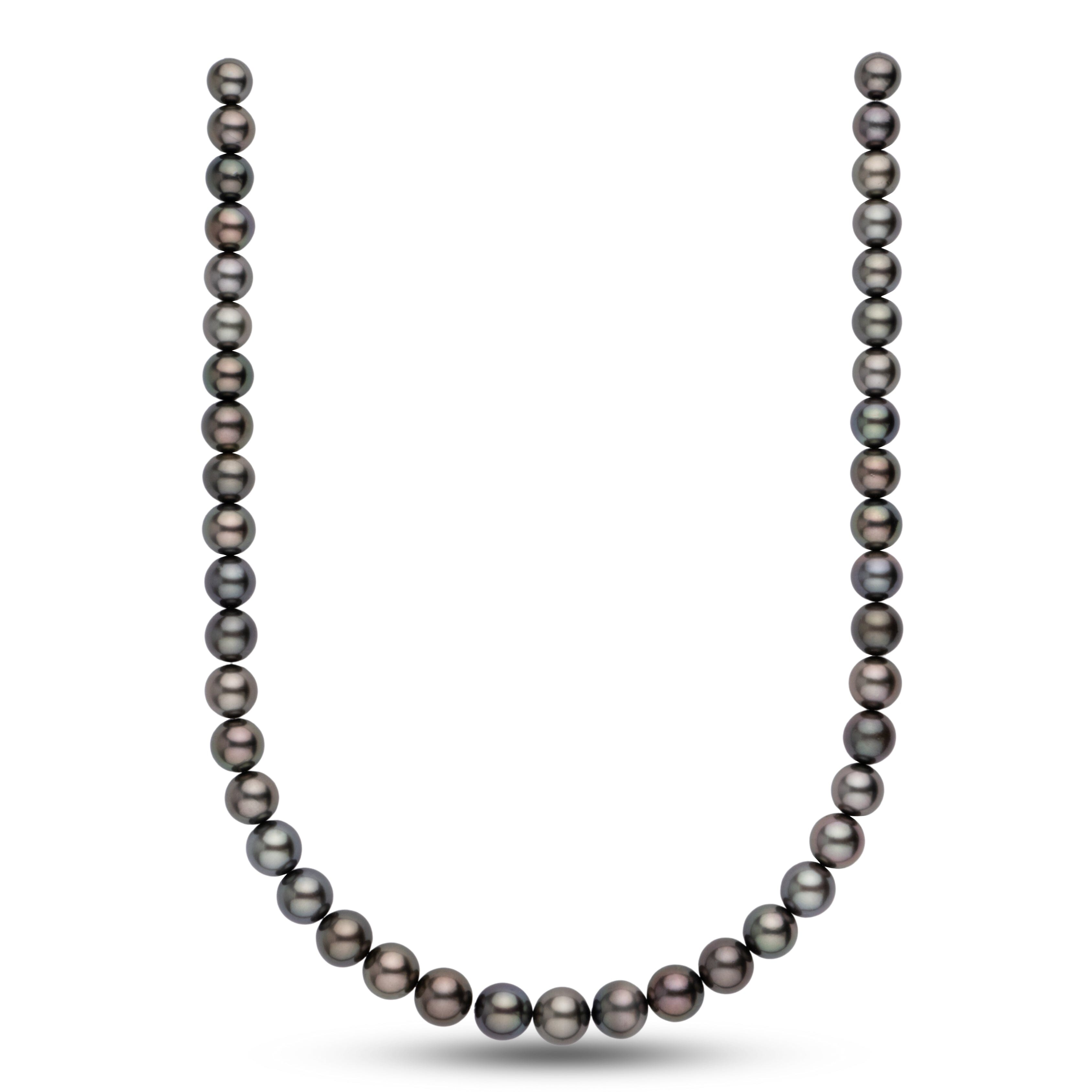 8.6-10.8 mm AA+/AAA Tahitian Round Pearl Necklace