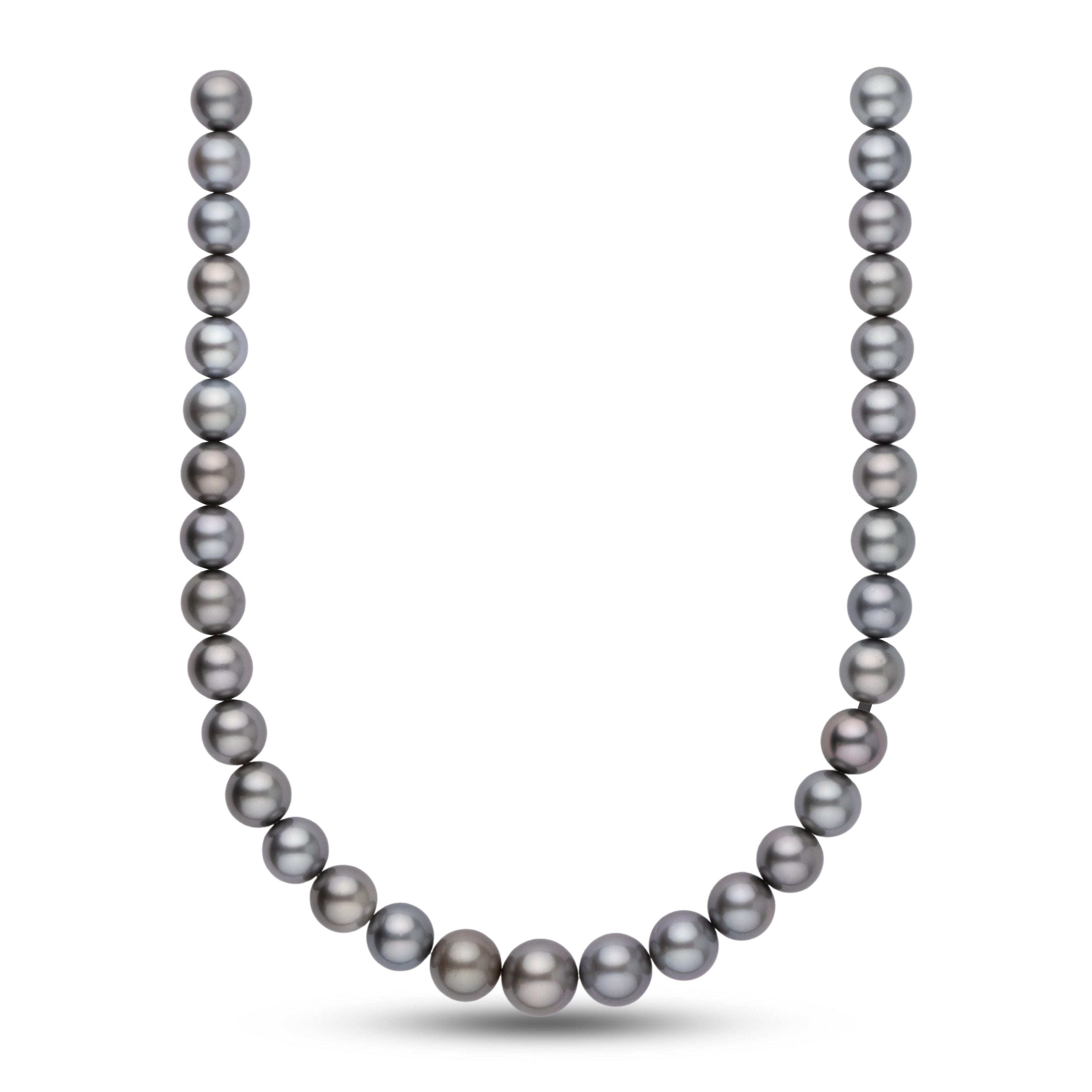 12.0-14.8 mm AA+/AAA Tahitian Round Pearl Necklace