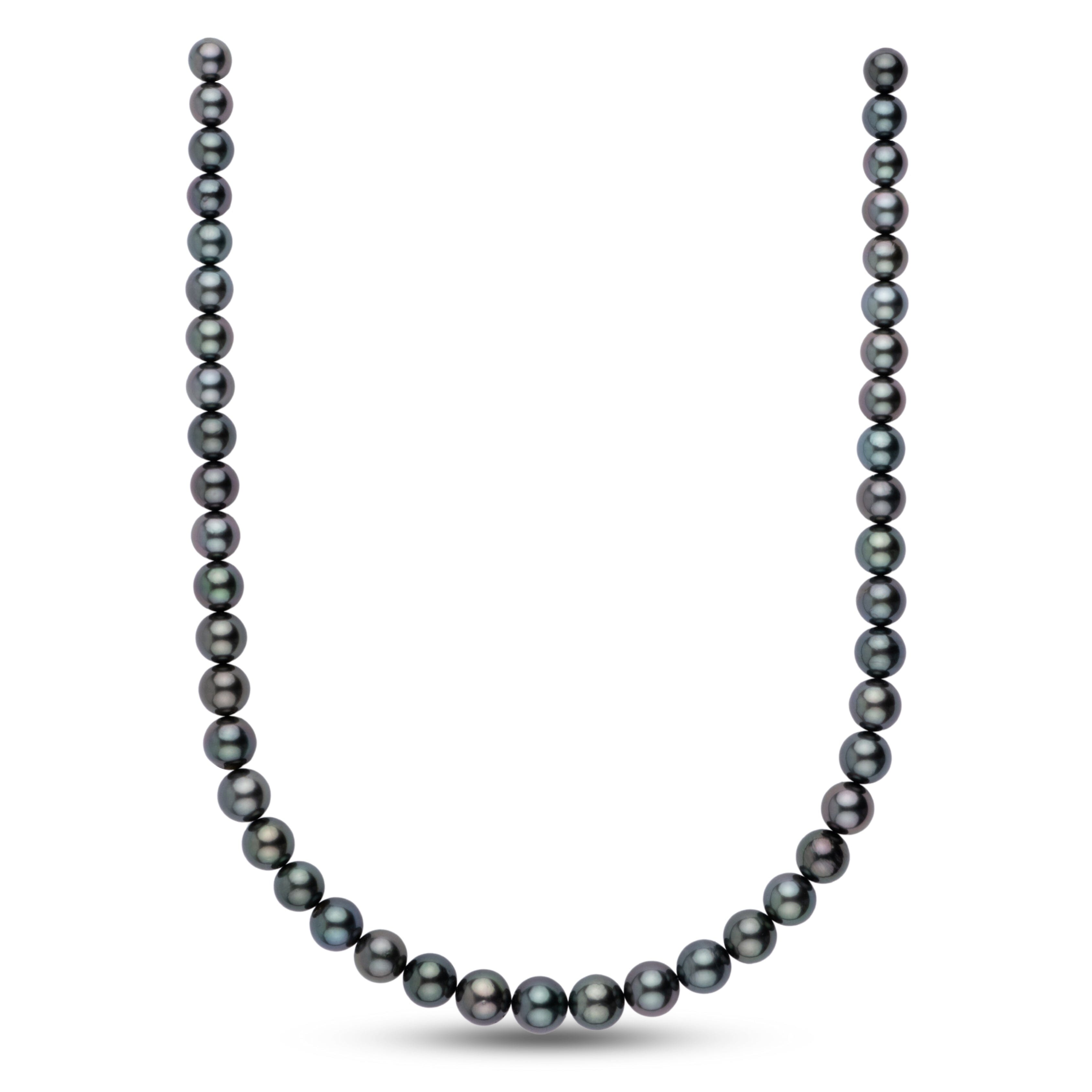 8.1–10.5 mm AA+/AAA Tahitian Round Pearl Necklace