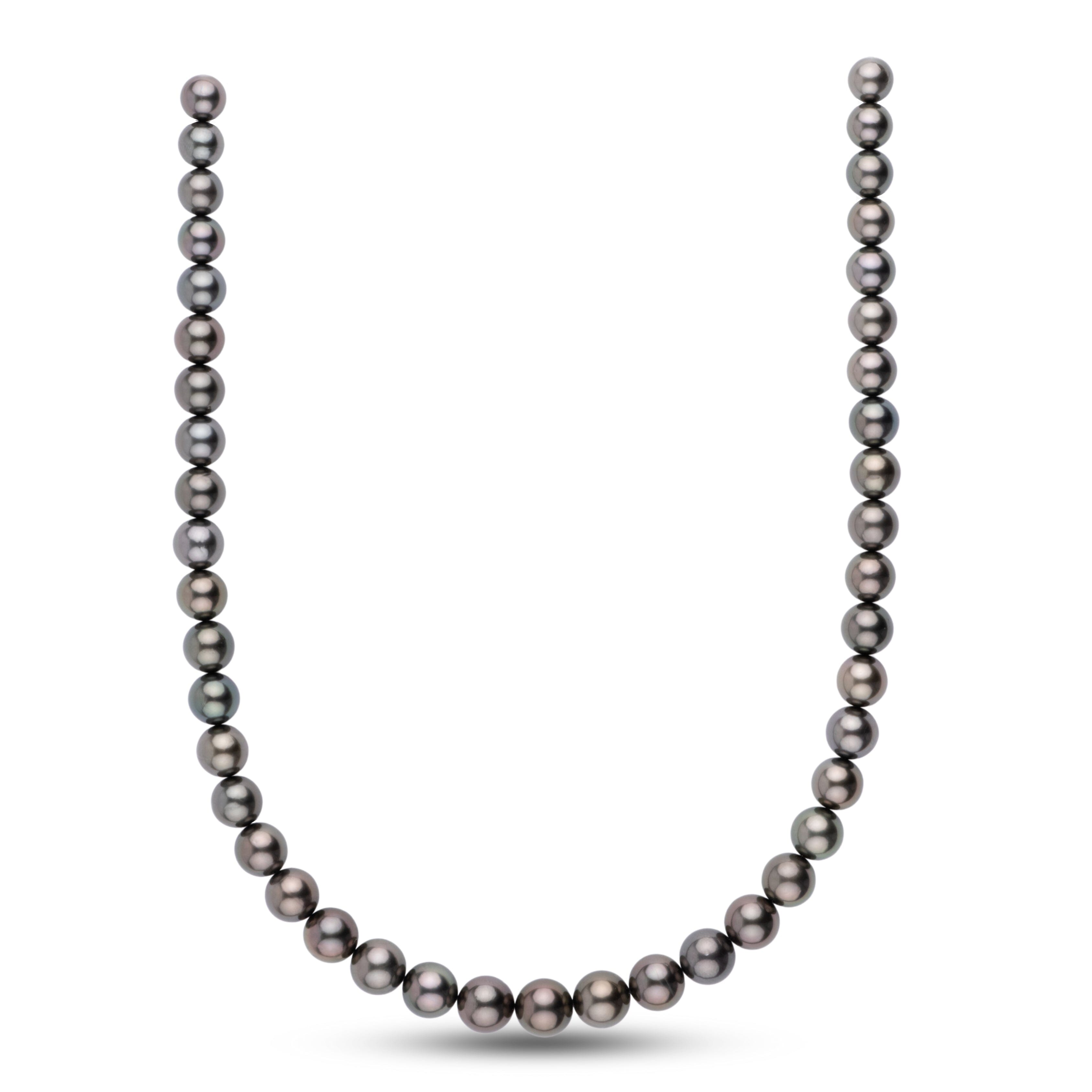 8.1–10.4 mm AA+/AAA Tahitian Round Pearl Necklace