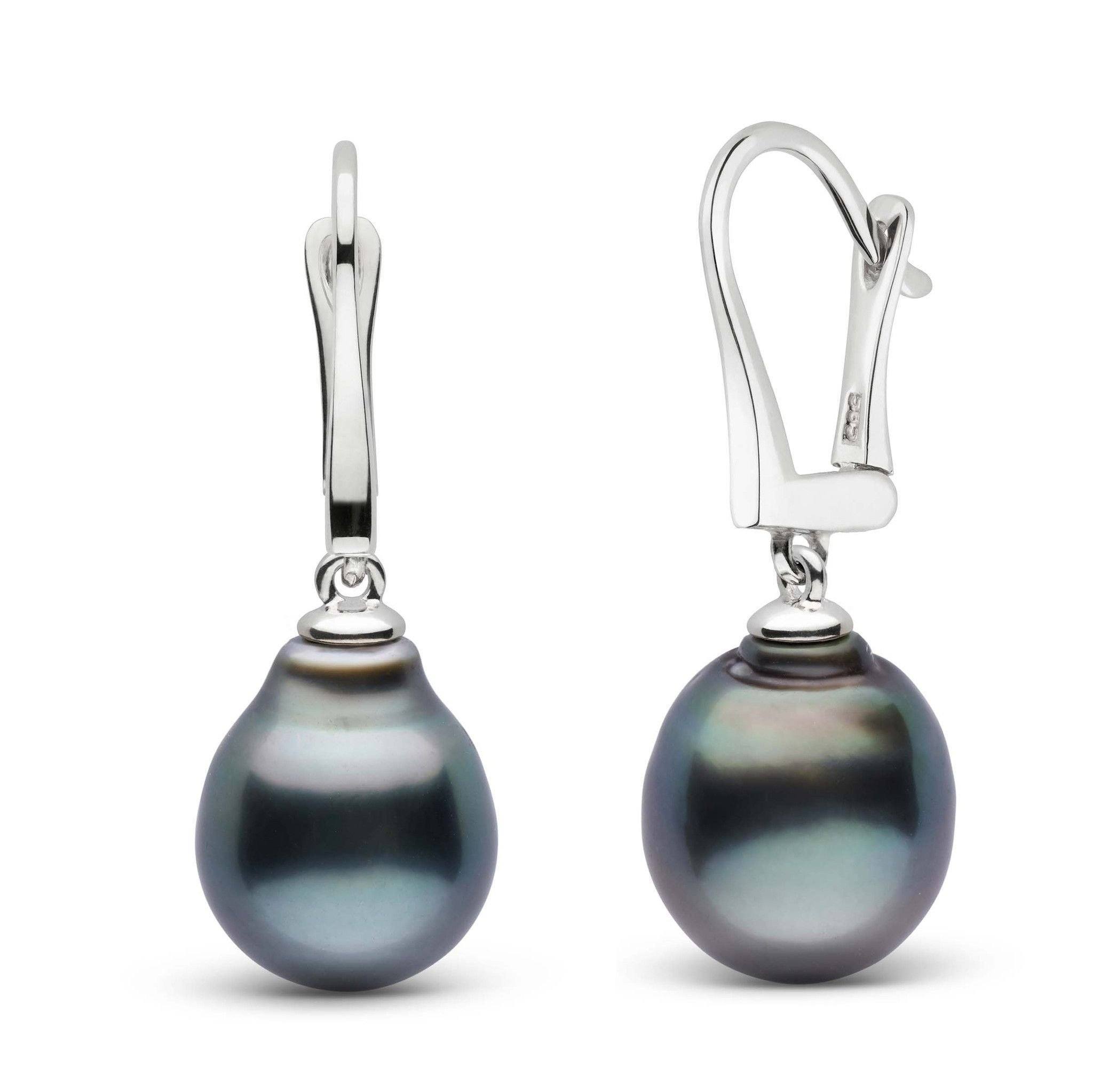 Classic Collection Tahitian Baroque 11.0-12.0 mm Pearl Dangle Earrings wg