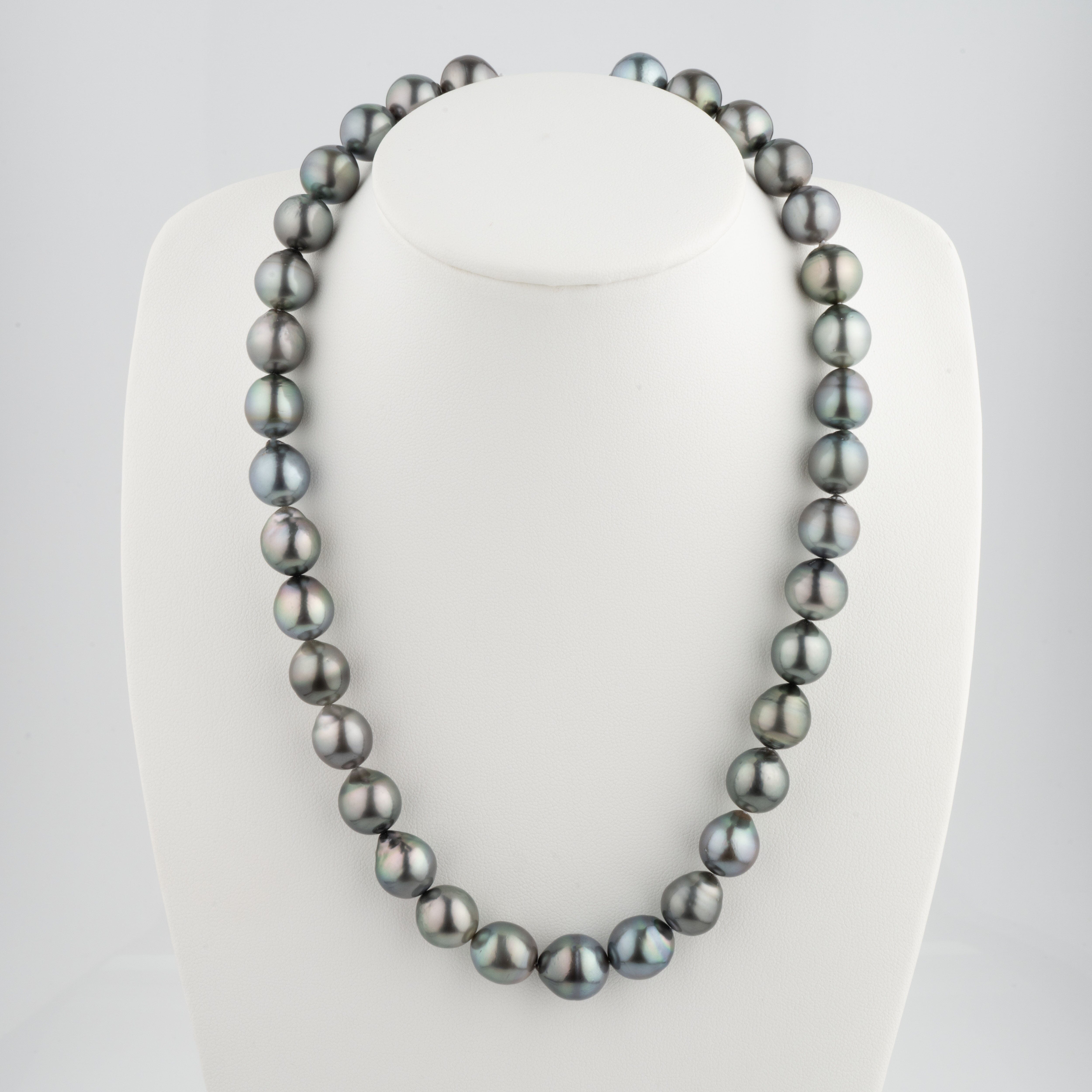 11.0-12.4 mm AA+/AAA Baroque Tahitian Necklace