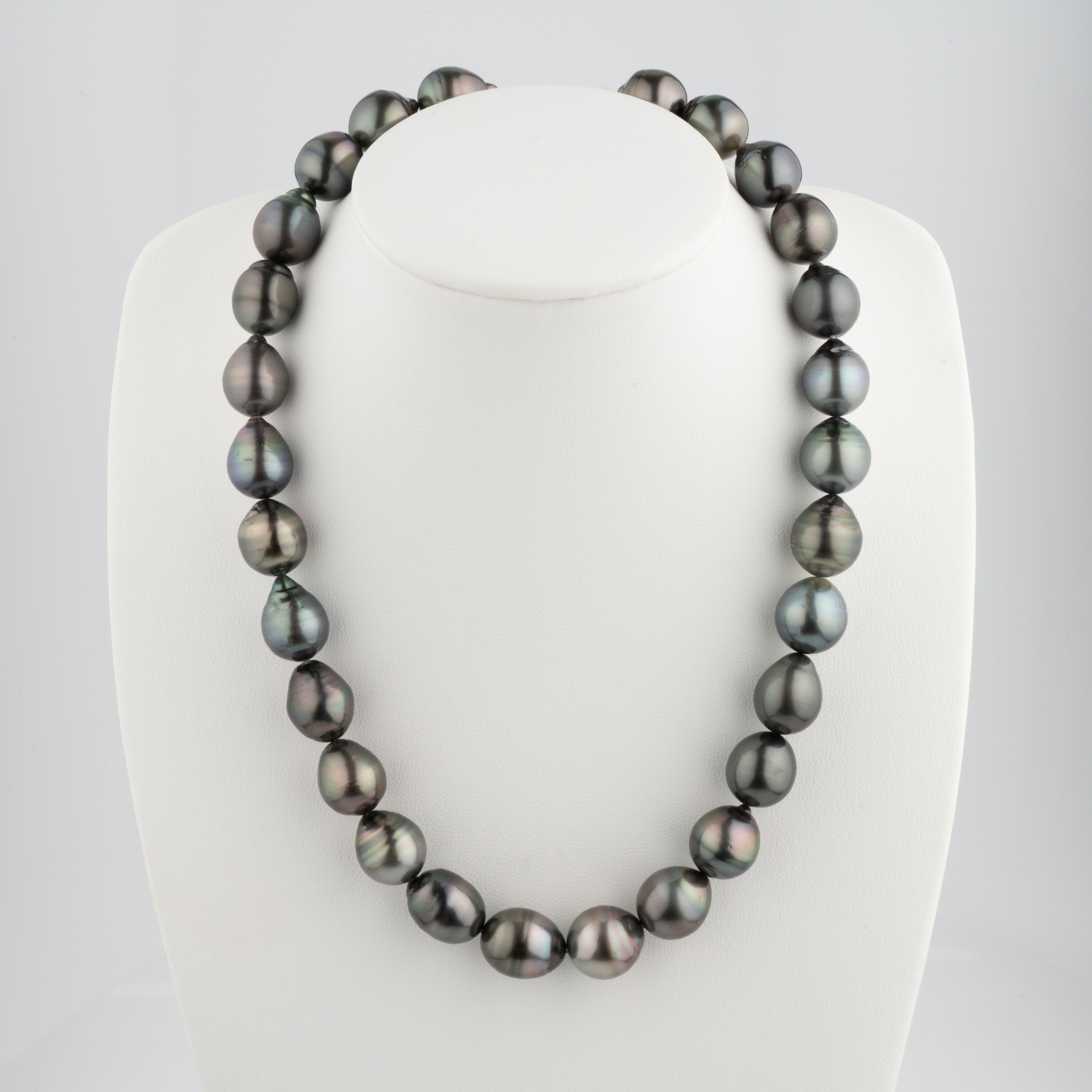 12.0-13.5 mm AA+/AAA Tahitian Drop Pearl Necklace