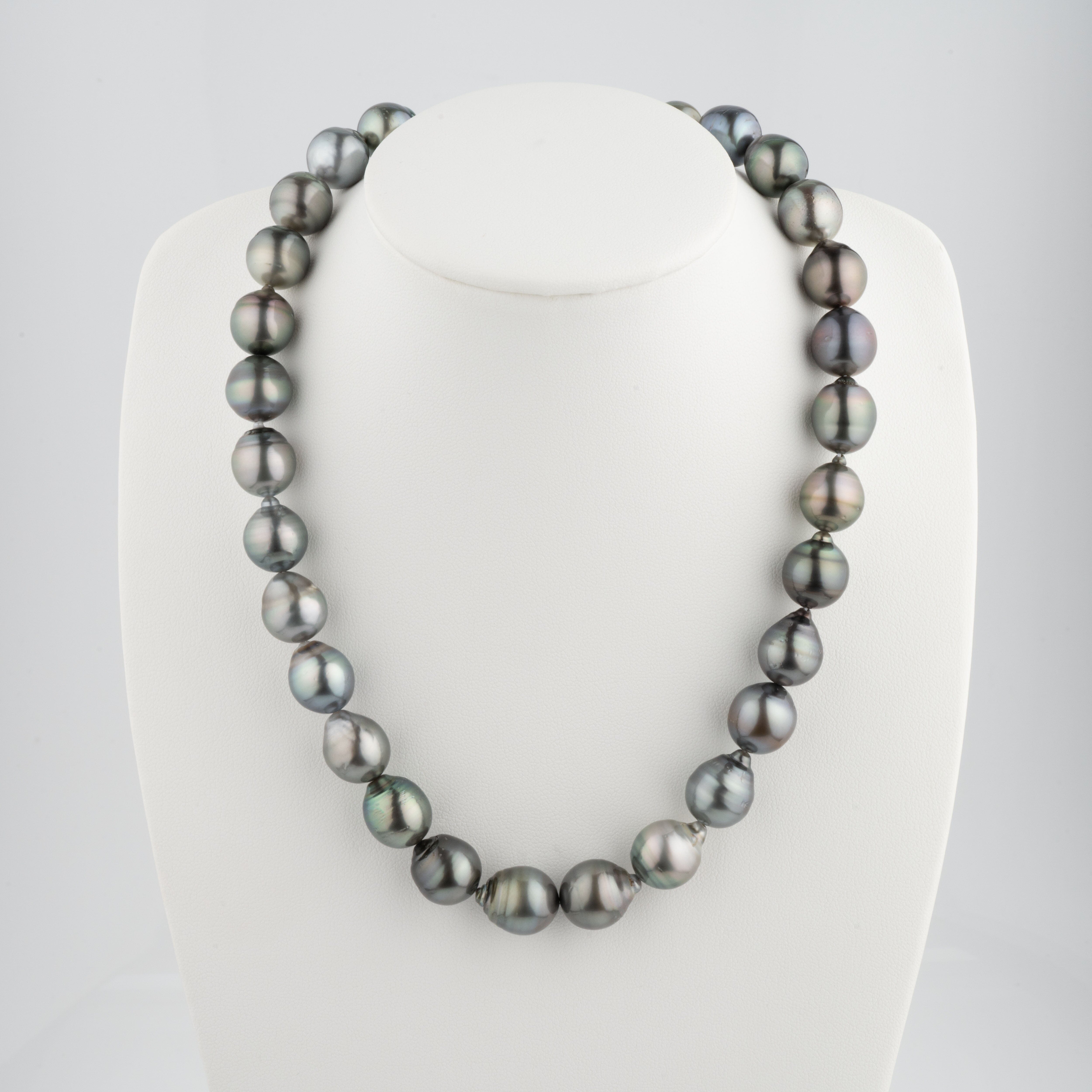 11.0-13.2 mm AA+ Baroque Tahitian Pearl Necklace