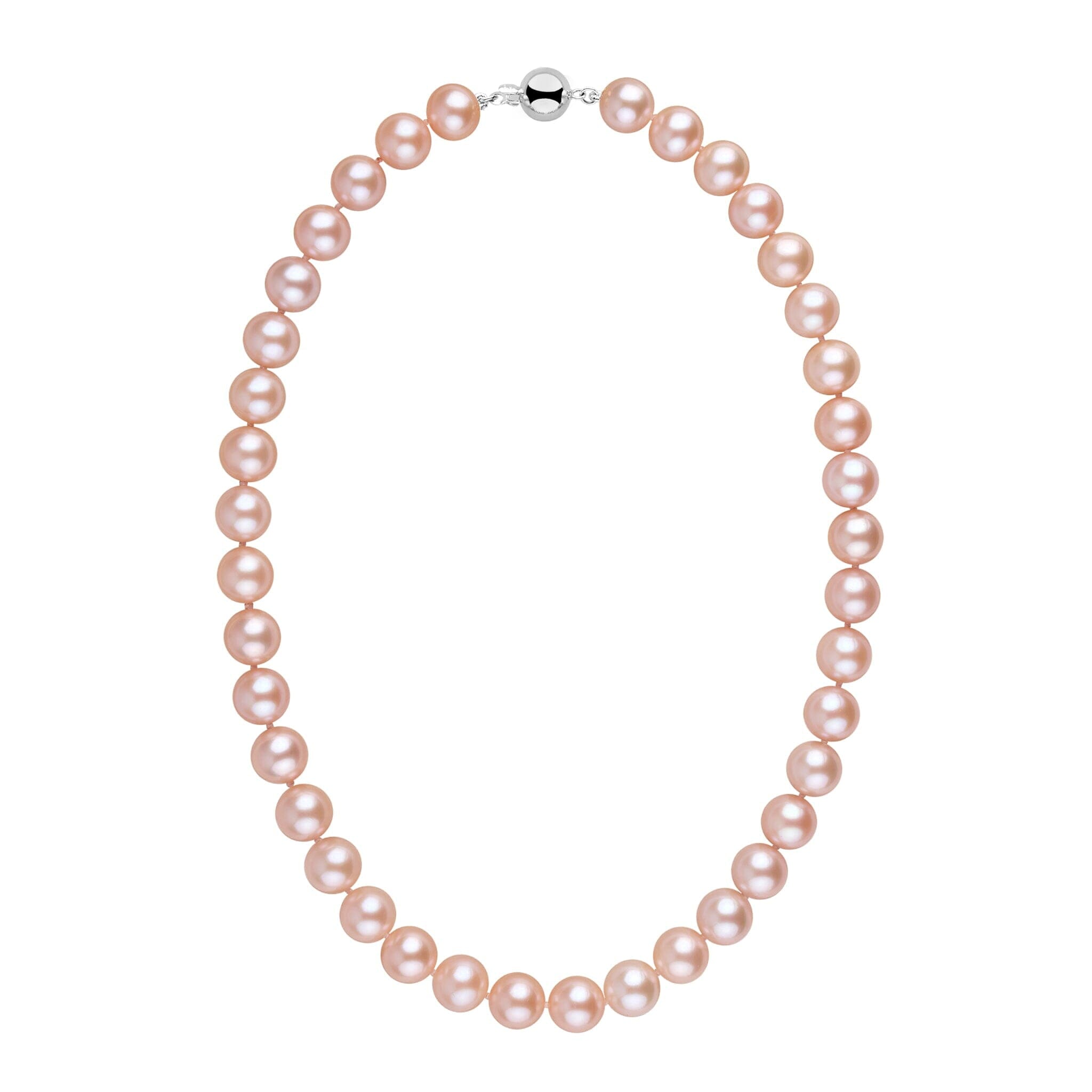10.5-11.5 mm 18 inch AAA Pastel Peach Freshwater Pearl Necklace