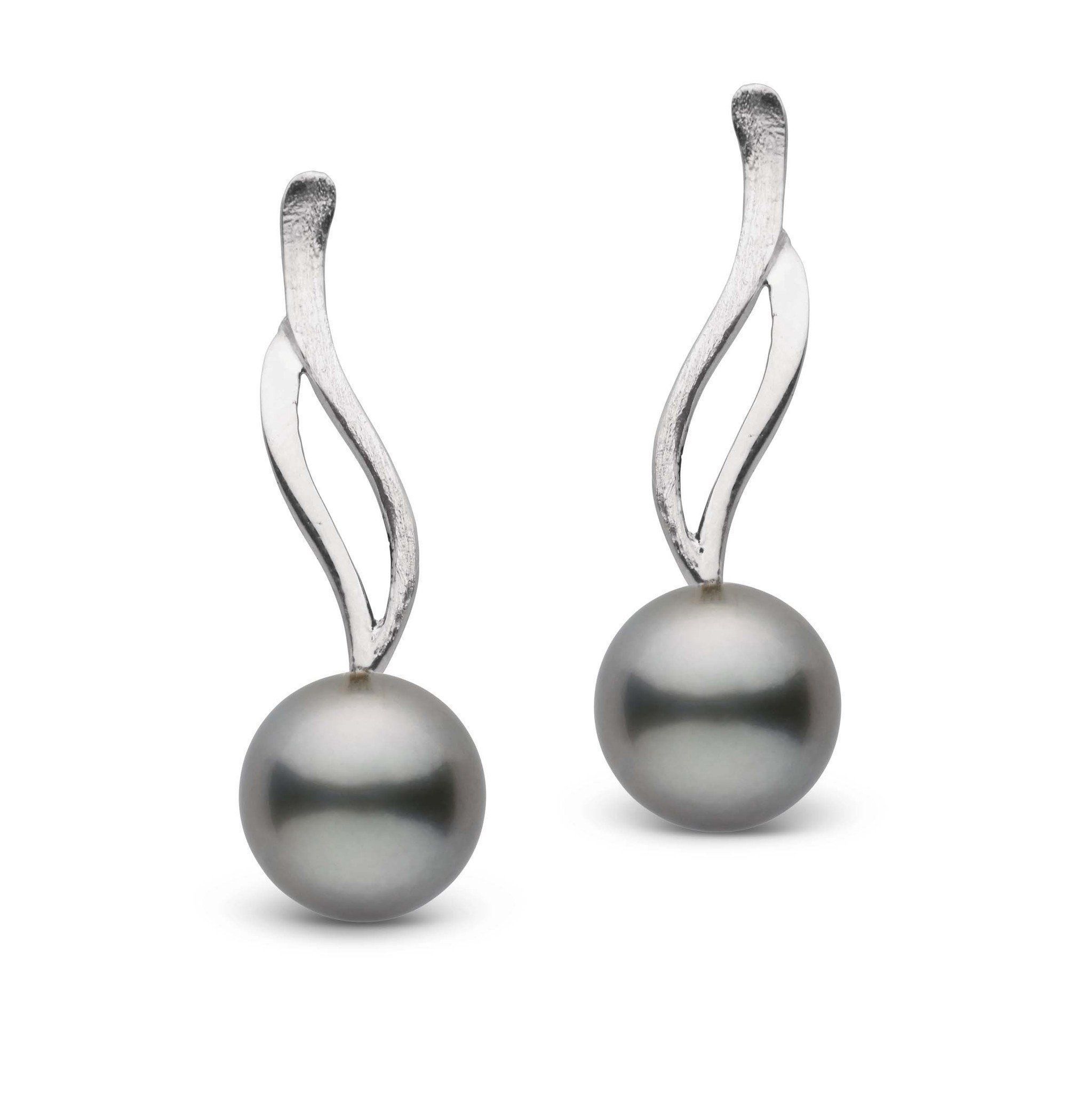 Wisp Collection 8.0-9.0 mm Tahitian Pearl Earrings
