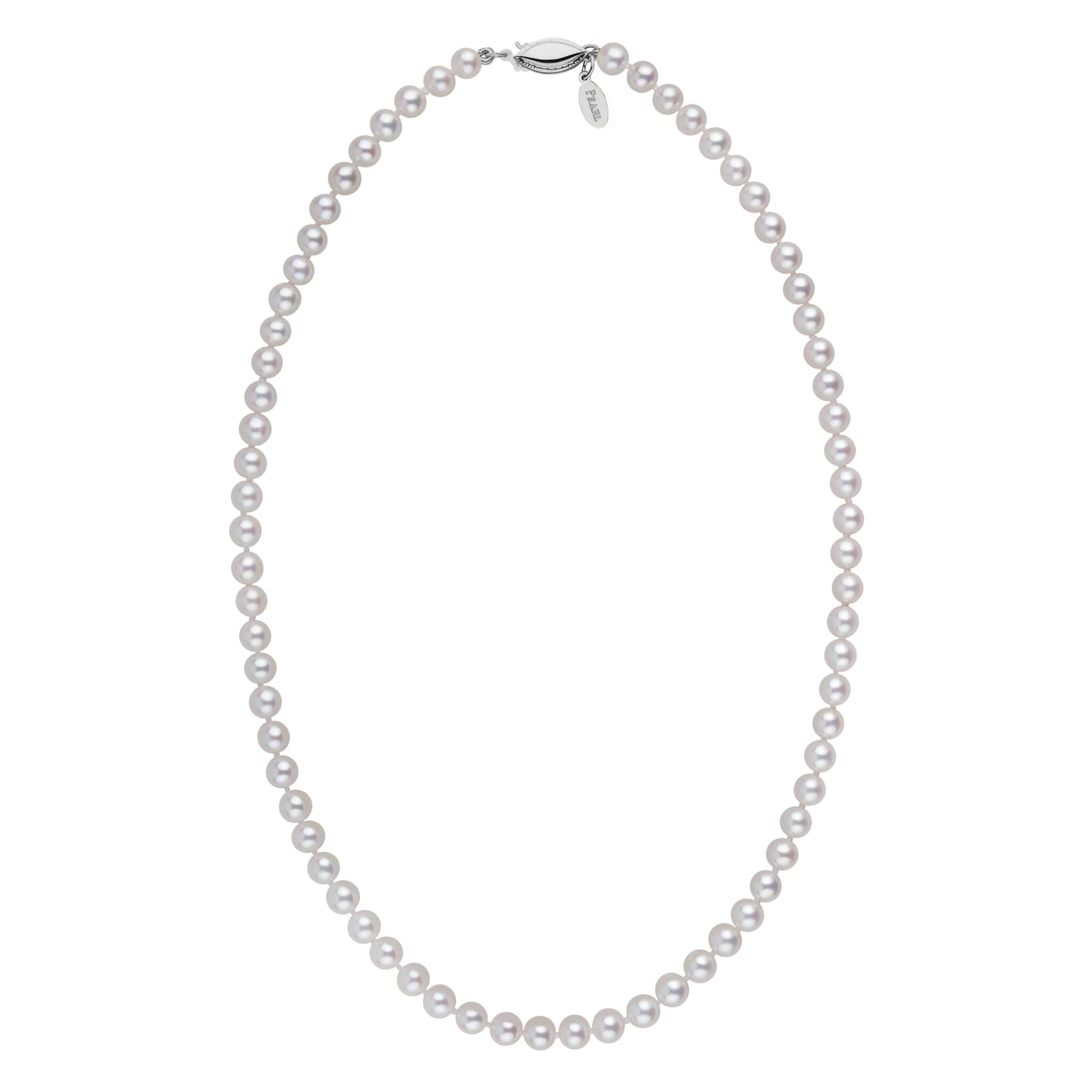 5.5-6.0 mm White Freshadama Freshwater Pearl 16 Inch Necklace