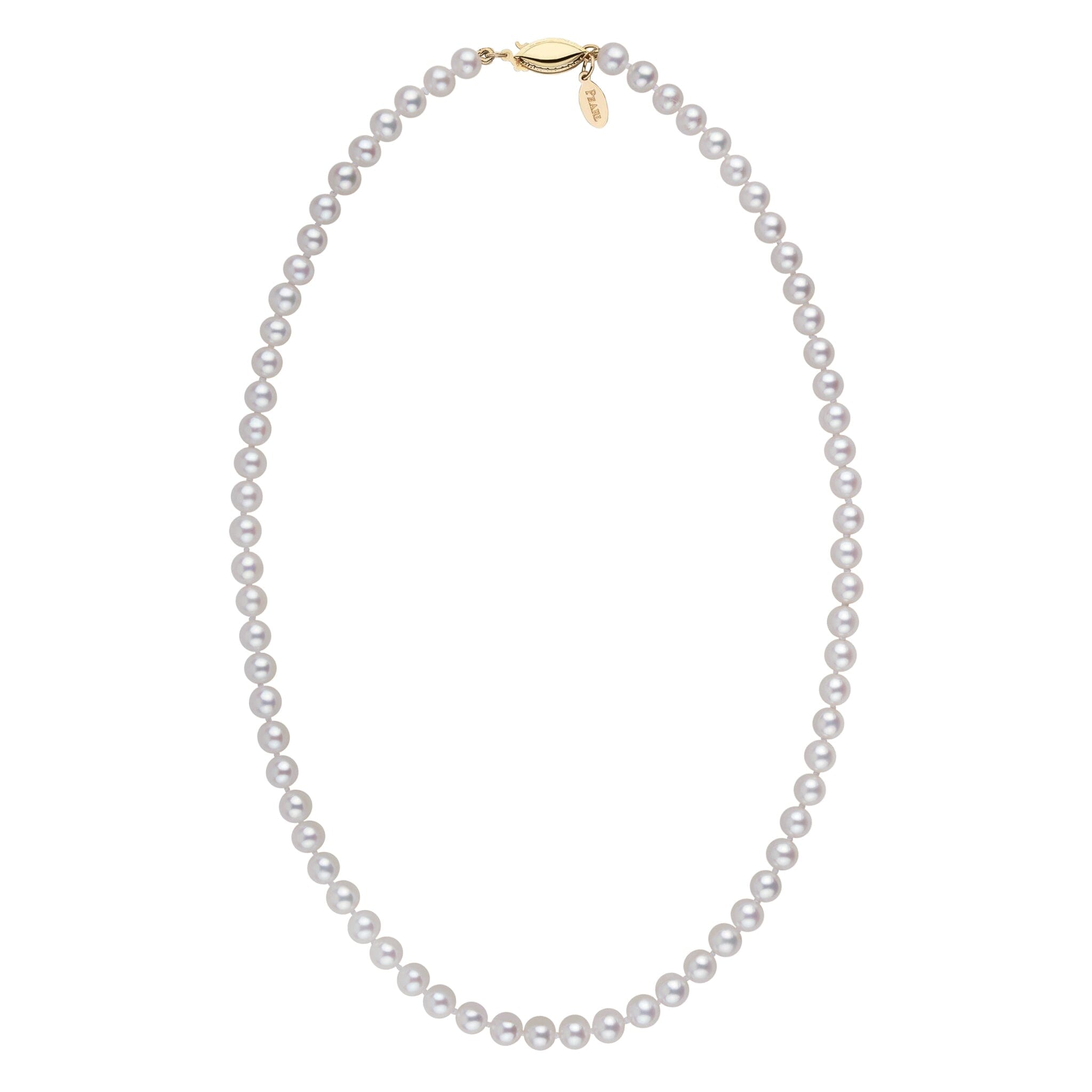 5.5-6.0 mm White Freshadama Freshwater Pearl 16 Inch Necklace