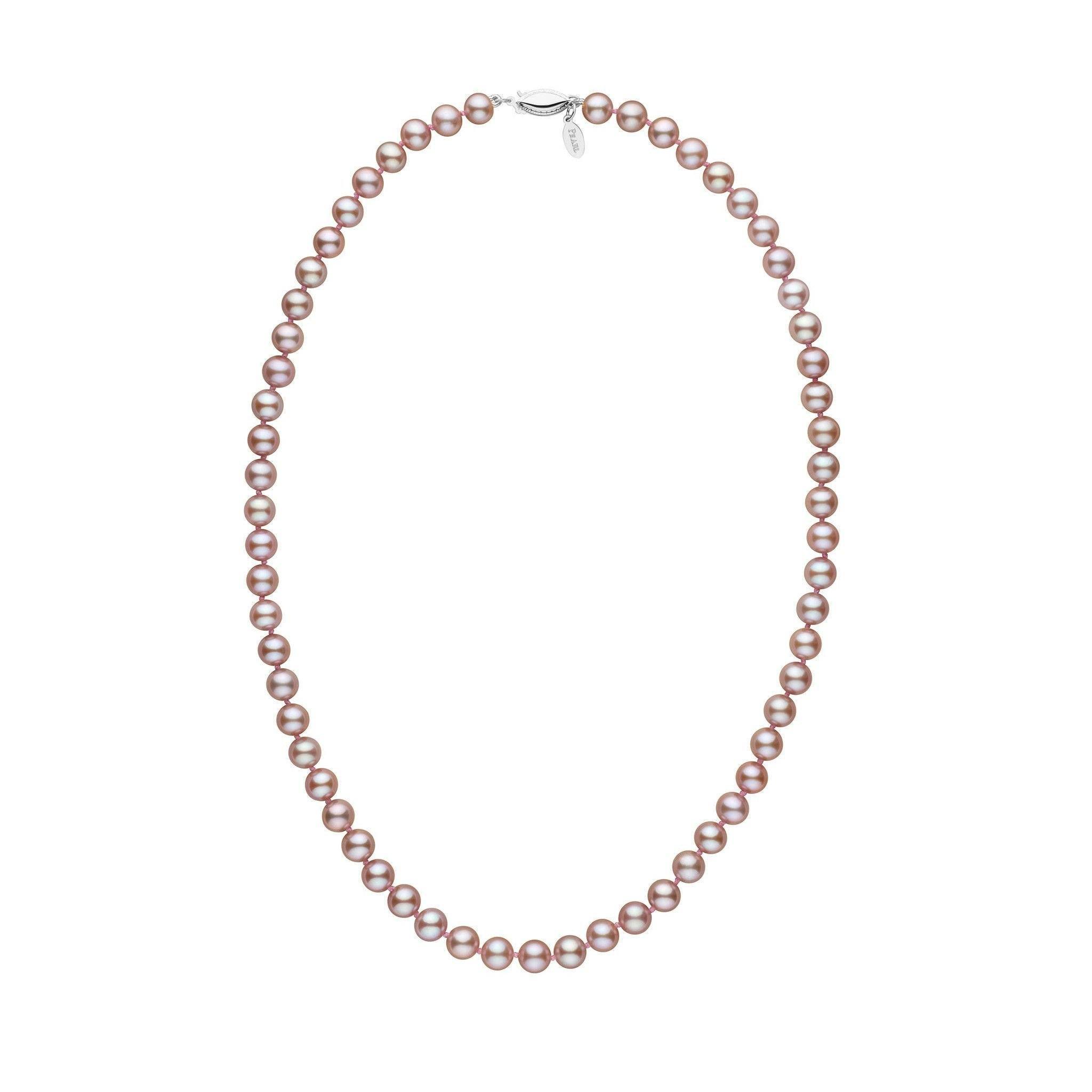 6.5-7.0 mm Lavender Freshadama Freshwater Pearl Necklace