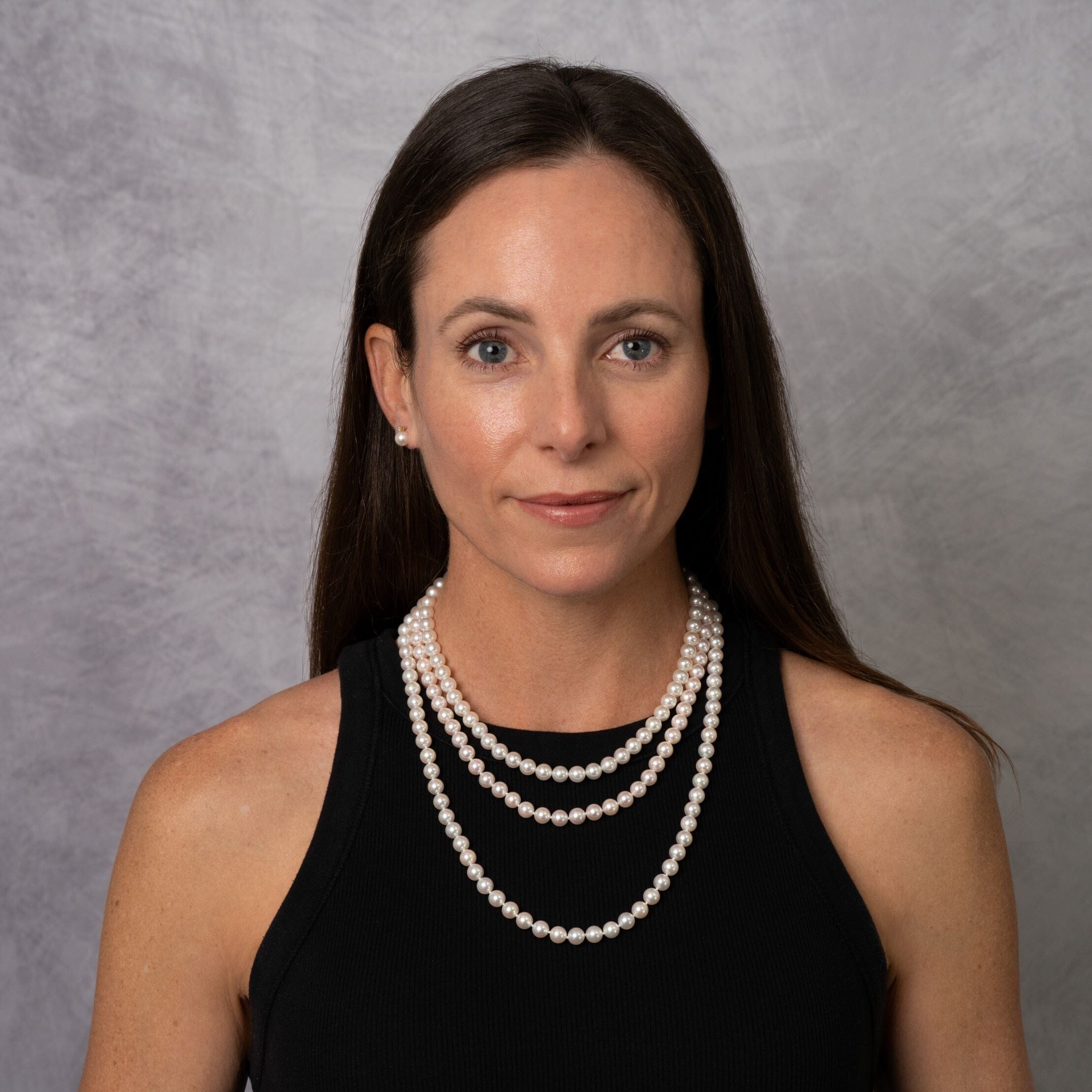 7.0-7.5 mm White Akoya AAA Pearl Necklace