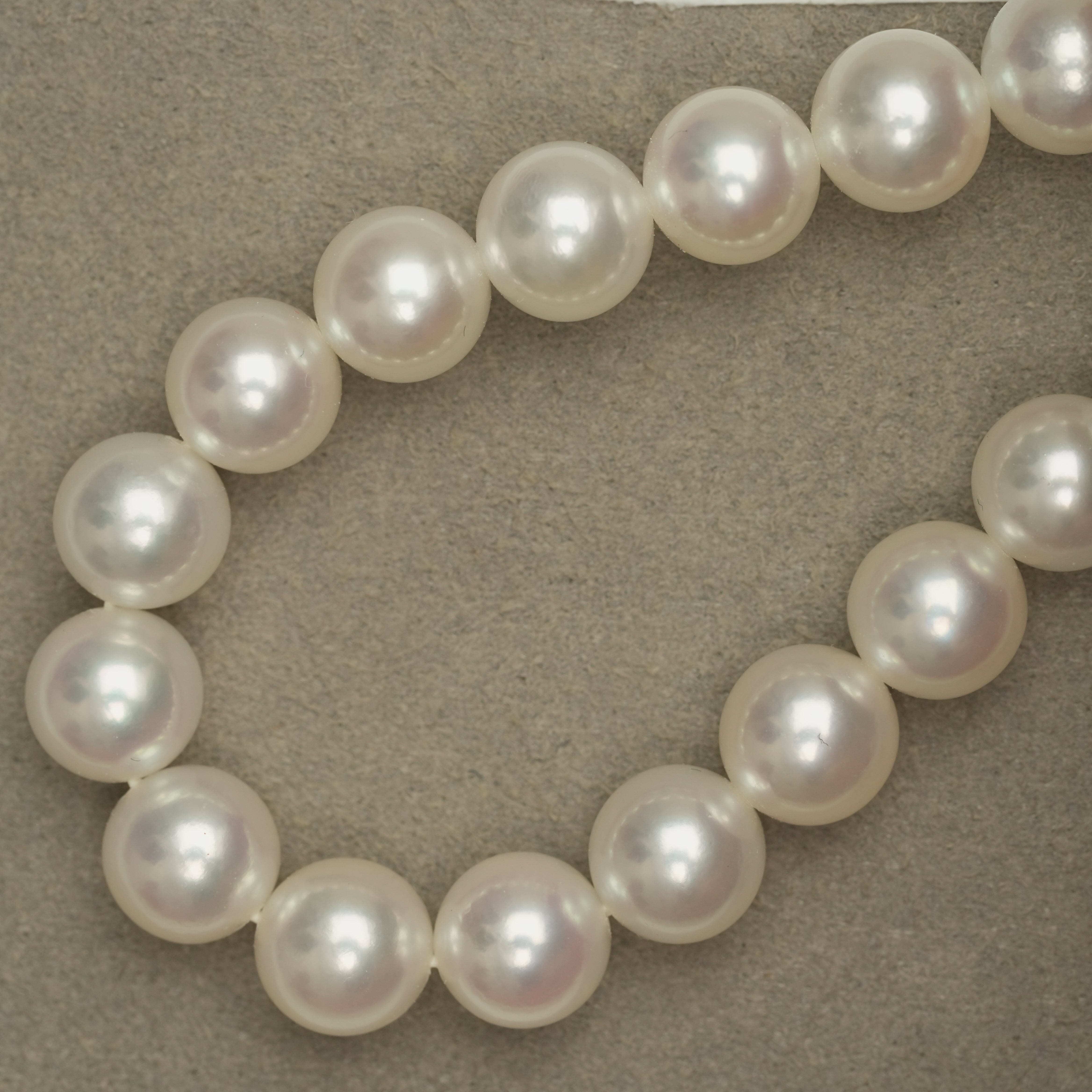 6.60-7.03 mm GIA Certified Hanadama Akoya Pearl Necklace