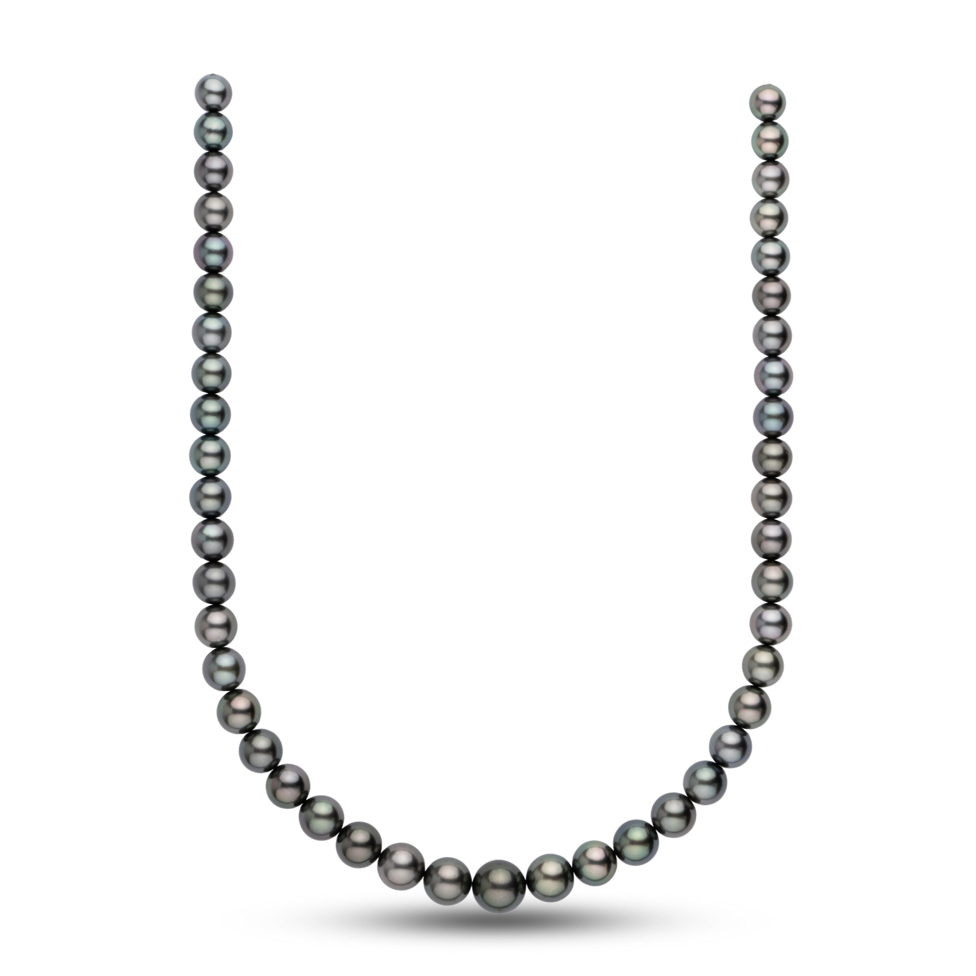 8.0-11.5 mm AA+/AAA Tahitian Round Pearl Necklace