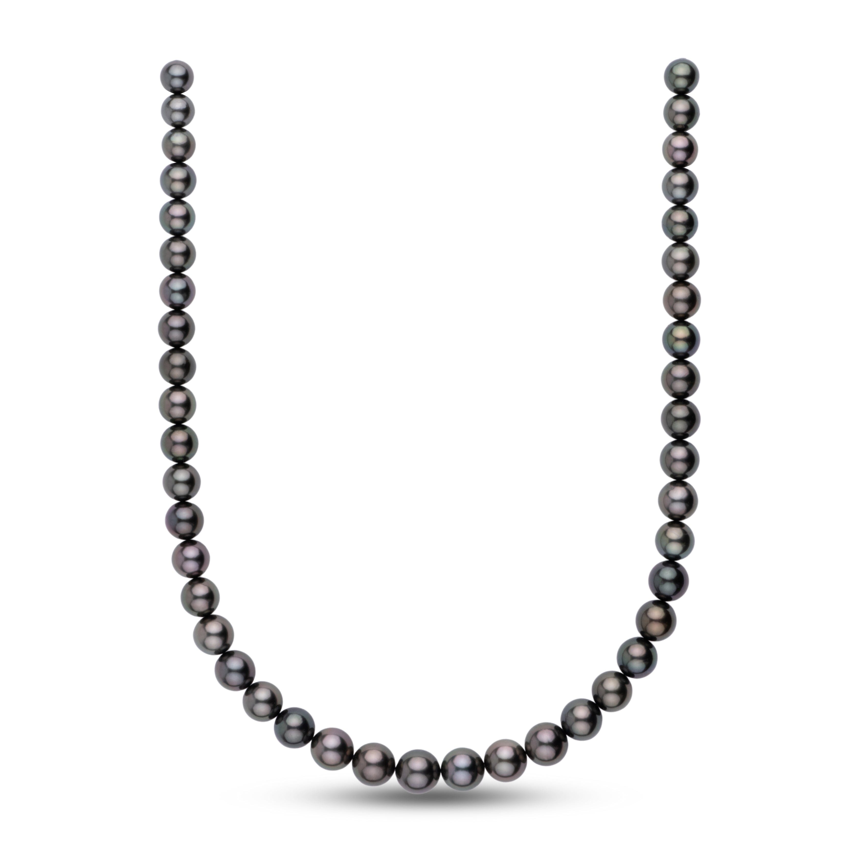 8.2–10.7 mm AA+/AAA Tahitian Round Pearl Necklace