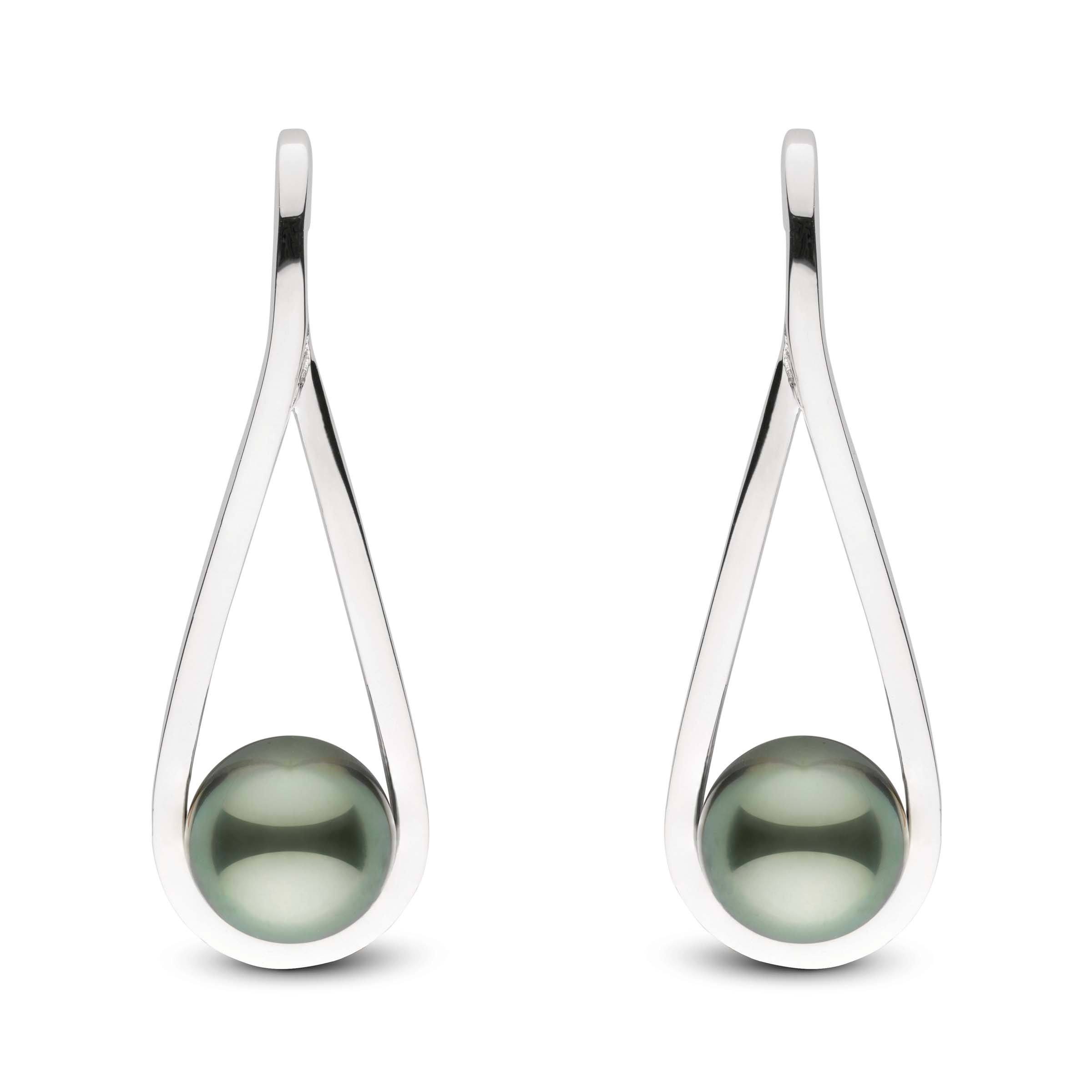 Cradle Collection Tahitian Pearl Earrings wg